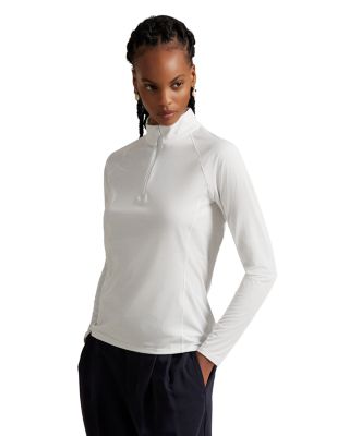 Stretch Jersey Quarter Zip Pullover