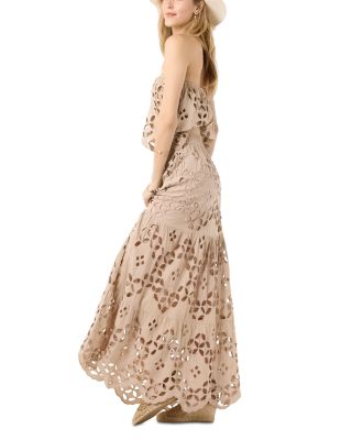 Bora Bora Eyelet Cutout Skirt