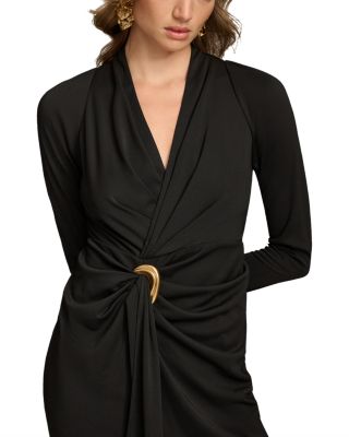 Faux Wrap Maxi Dress