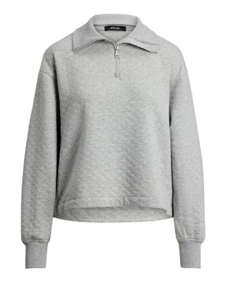 Quilted Half Zip Pullover