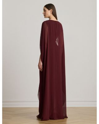 Cape Georgette Gown