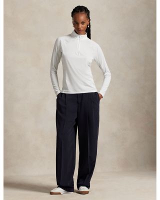 Stretch Jersey Quarter Zip Pullover