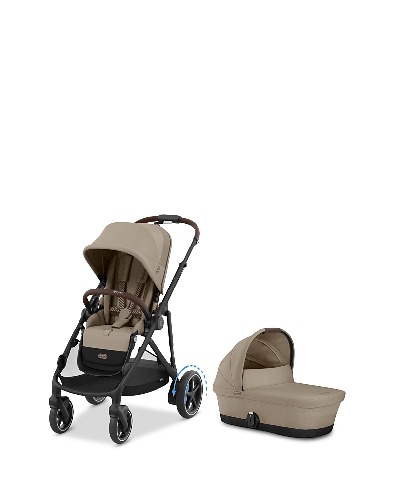 Cybex Egazelle S Electronic Stroller + Cot In Brown
