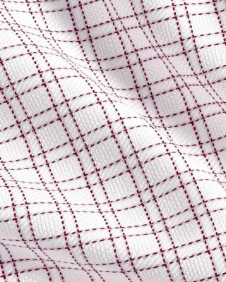 Trim Fit Printed Dobby Dress Shirt