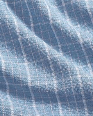  Cotton Cashmere Herringbone Check Sport Shirt