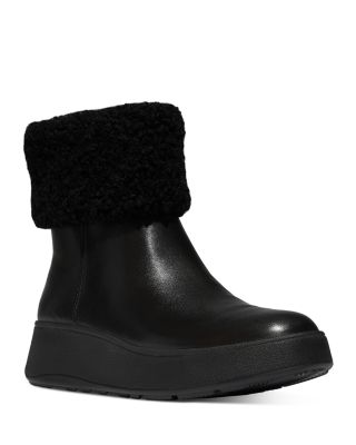 Women's F-MODE Shearling Collar Boots