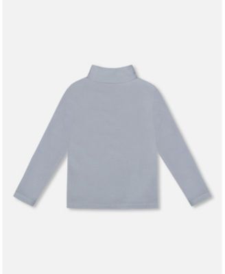  Girls' Super Soft Ribbed Mock Neck Top - Big Kid