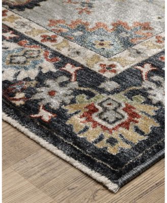 Oriental Weavers Eliana ELI08 Runner Area Rug, 2'3"x7'6"
