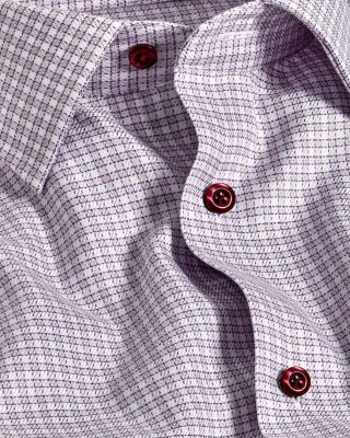 Trim Fit Printed Dress Shirt