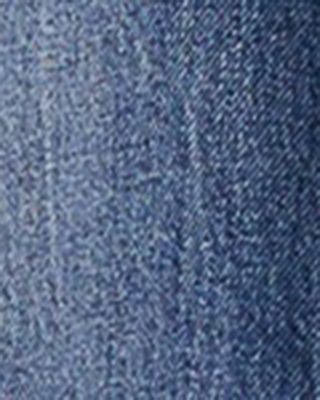 Chic High Rise Wide Leg Jeans in Brooklyn Blue