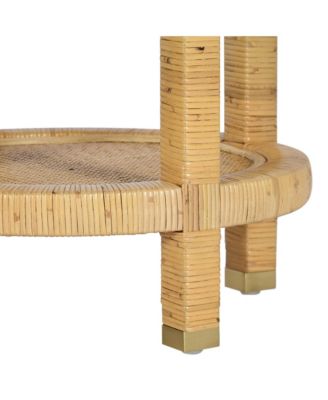 Amara Natural Rattan Side Table