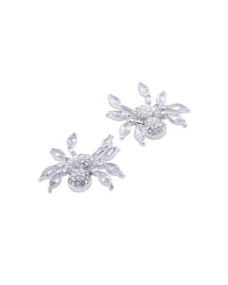 Crystal Creeper Spider Earrings