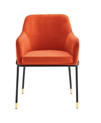 Jovi Performance Velvet Dining Armchair, Set of 2