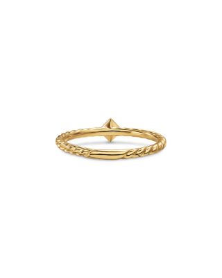 Petite Modern Renaissance&reg; Stack Ring in 18K Yellow Gold with Diamond, 4.9mm
