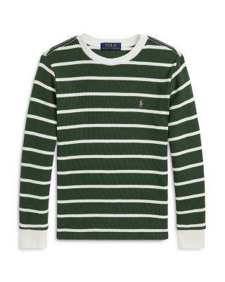 Boys' Waffle Knit Cotton Long Sleeve Tee - Big Kid
