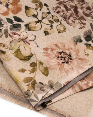 Metallic Floral Scarf - Exclusive