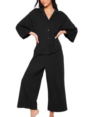 Olivia Wide Leg Long Pajama Set