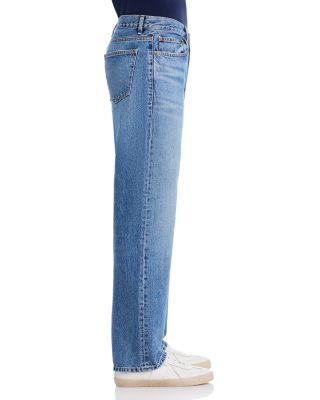Relaxed Fit Straight Leg Jeans in Collegiate