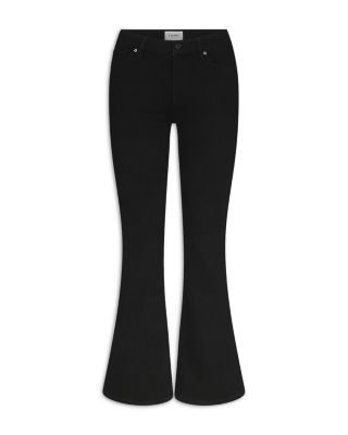 The Icon High Rise Flare Jeans in Black