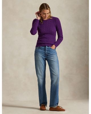 Cable Knit Cashmere Sweater