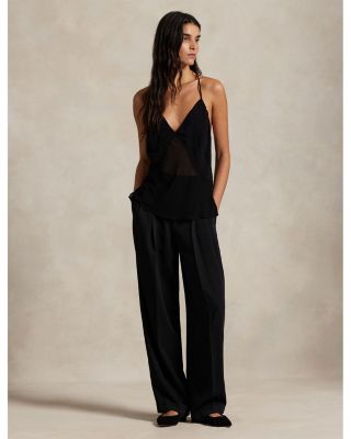 Sheer Paneled Camisole