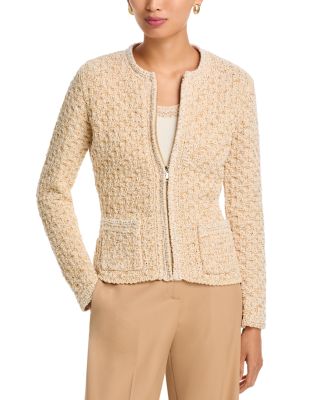 Crewneck Cardigan Sweater