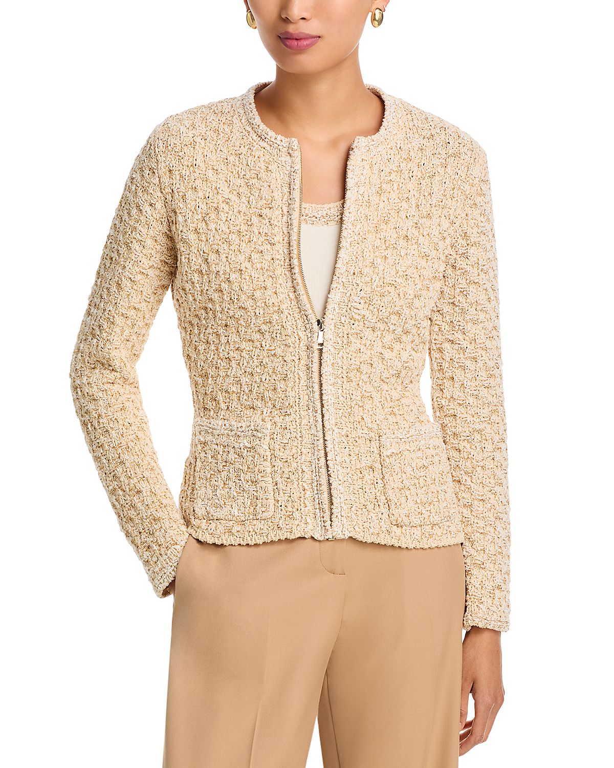 Fabiana Filippi Crewneck Cardigan Sweater