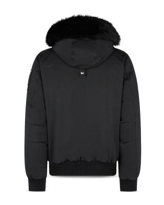 Original Ballistic Shearling Trimmed Down Bomber Jacket