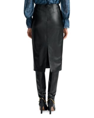 Holmes Faux Leather Skirt
