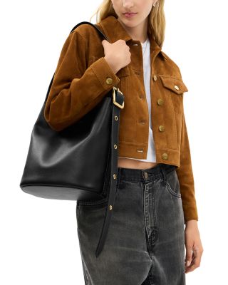 COACH Bleecker Leather Bucket Bag | Bloomingdale's