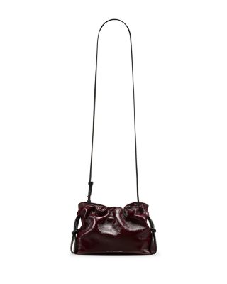 Mia Crinkled Patent Leather Mini Bag