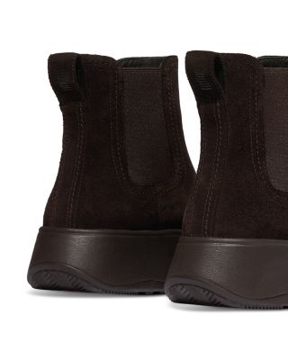 Women's F-Mode Stitch Warm Suede Chelsea Boots