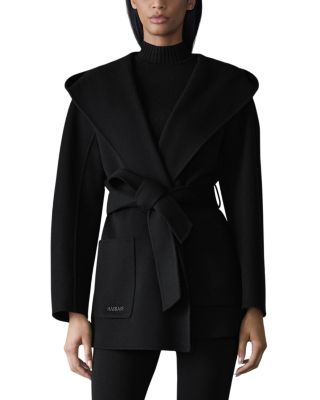 Paya Wool Wrap Coat with Sash Belt