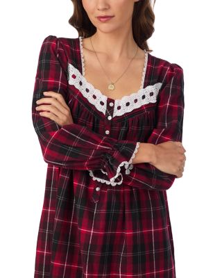 Long Sleeve Cotton Flannel Ballet Nightgown