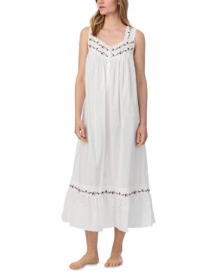 The "Eileen" Cotton Lawn Sleeveless Ballet Nightgown