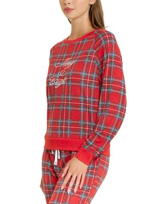 Star Seeker Lounge Set in Santa Plaid