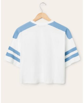 Women's NFL Houston Texans Striped Crop Tee