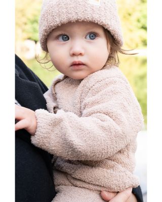 Unisex Fuzzy Long Sleeve Jumpsuit - Baby