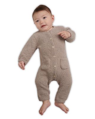 Unisex Fuzzy Long Sleeve Jumpsuit - Baby