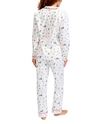 Holiday Town Twill Pajama Set 