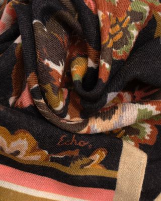 Park Floral Wool & Silk Wrap