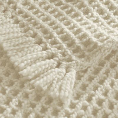 Grand Waffle Merino Wool Throw Blanket