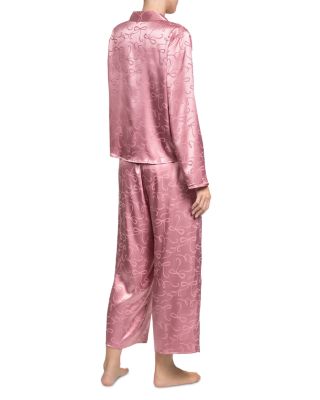 Jacquard Long Sleeve Pajama Set