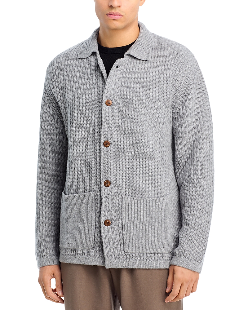 Alex Crane  Knit Kite Jacket In Gray