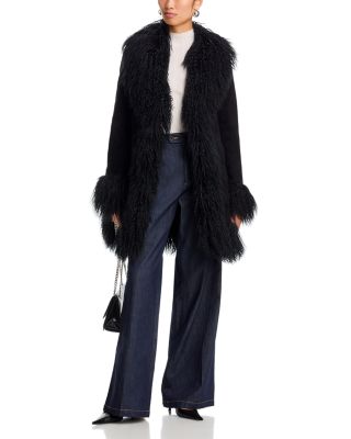 Dorothy Shearling Midi Coat
