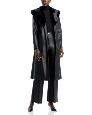 The Veda Faux Leather Coat