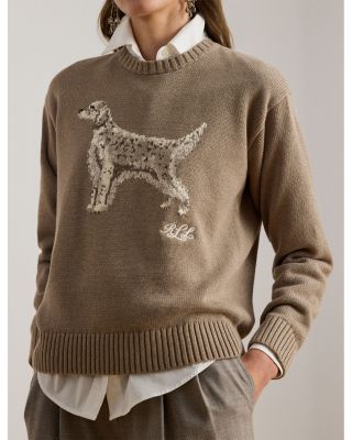 Intarsia Knit Dog Sweater