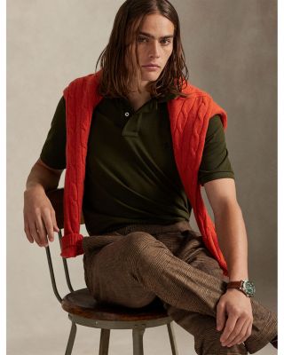 Cotton Mesh Classic Fit Polo Shirt 