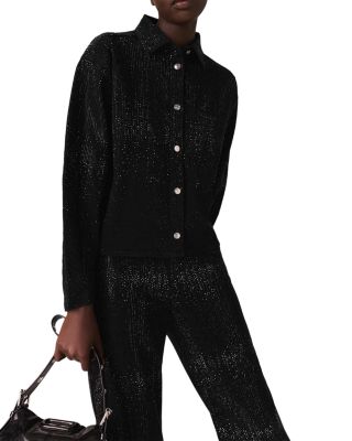 Embellished Denim Shirt