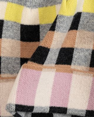 Merino Wool Geo Jacquard Beanie